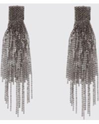 Fabiana Filippi - Two-Colour Nickel-Free Brass Pendant Earrings - Lyst