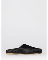Paloma Barceló - Deba Suede And Raffia Mules - Lyst