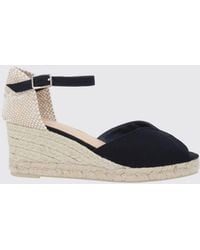Castañer - Bianca Canvas Wedge Espadrilles With Ankle Strap - Lyst