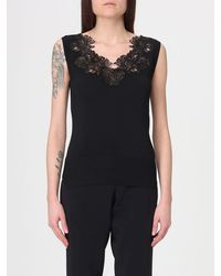 Ermanno Scervino - Stretch Viscose Sleeveless Top - Lyst
