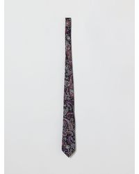 Etro - Silk Tie With Paisley Print - Lyst