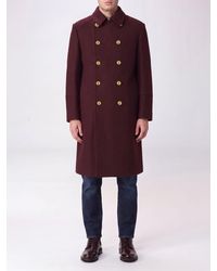Brunello Cucinelli - Knee-Length Double-Breasted Coat - Lyst