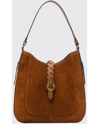 Isabel Marant - Altay Suede Calf Leather Flared Shoulder Bag - Lyst