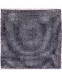 Brunello Cucinelli - Pure Silk Pocket Square With Chevron Pattern - Lyst