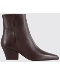 Paris Texas - Jane Smooth Leather Cowboy Ankle Boots With Low Heel - Lyst