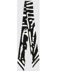 Dolce & Gabbana - Dolce &Amp Gabbana Silk Bandeau Scarf With Contrasting Zebra Print - Lyst