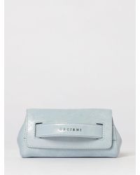 Orciani - Gossip Stark Ruched Leather Clutch - Lyst