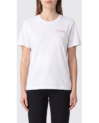 MC2 Saint Barth - Crewneck Cotton T-Shirt With Graphic Print And Logo - Lyst