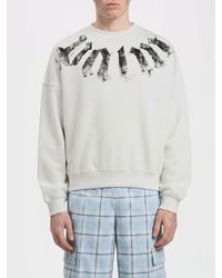 Palm Angels - Stretch Cotton Crewneck Sweatshirt - Lyst