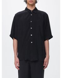 Our Legacy - Short-Sleeved Cupro Shirt With A French Collar - Lyst
