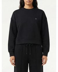 Lacoste - Cotton Blend Crew-Neck Sweatshirt - Lyst