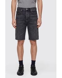 Agolde - Knee-Length Denim Shorts With Five-Pocket Design - Lyst