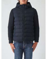 Colmar - Quilted Nylon Down Jacket With Hood And Zip Closure - Lyst