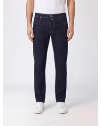 Jacob Cohen - Skinny Fit Five-Pocket Stretch Cotton Denim Jeans - Lyst