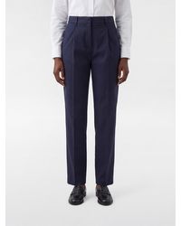 Aspesi - Mid-Rise Skinny Cotton Trousers With A Slim Fit - Lyst