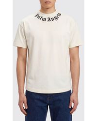 Palm Angels - Cotton T-Shirt With Logo - Lyst