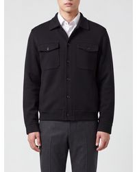 Lardini - Virgin Wool Shirt Jacket - Lyst
