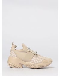 Roger Vivier - Viv' Run Mesh Sneakers With Jewel Detail - Lyst