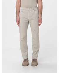 Siviglia - Slim Fit Stretch Gabardine Trousers - Lyst