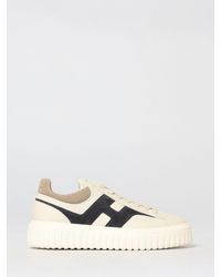 Hogan - H-Stripes Leather Sneakers - Lyst