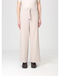 Max Mara - Virgin Wool Trousers With Drawstring - Lyst
