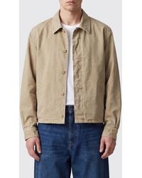 AURALEE - Surchemise En Coton À Manches Longues Avec Poches Italiennes - Lyst
