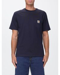Carhartt - Cotton Pocket T-Shirt With Contrasting Logo - Lyst