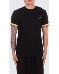 Fred Perry - Cotton T-Shirt With Logo - Lyst