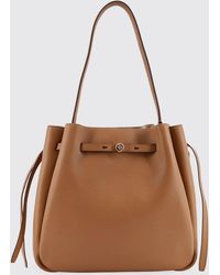 Tory Burch - Romy Grained Leather Bucket Bag - Lyst