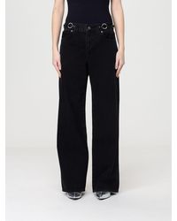 FRAME - Wide-Leg Cotton Denim Jeans - Lyst
