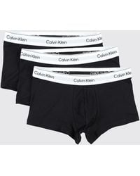 Calvin Klein - Two-Pack Of Stretch Cotton Boxer Trunks With Logo Waistband - Lyst