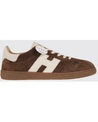 Hogan - Cool Low-Top Suede Amber Sole Sneakers - Lyst