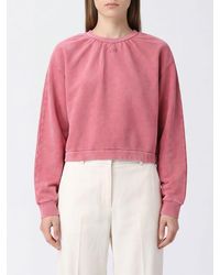 Off-White c/o Virgil Abloh - Cotton Crewneck Jumper With Tone-On-Tone Logo - Lyst