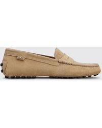 Tod's - Gommino Driver Suede Loafers - Lyst