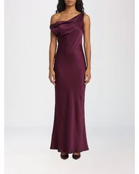 Norma Kamali - Satin Long Dress - Lyst