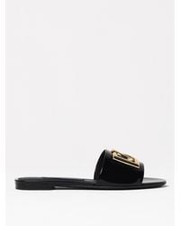 Dolce & Gabbana - Sandali Slides Con Logo Dg - Lyst