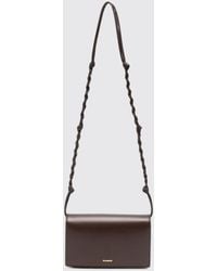 Jil Sander - Tangle Mini Leather Crossbody Bag With Braided Strap - Lyst