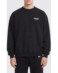 Represent - Cotton Crewneck Sweatshirt With Logo - Lyst