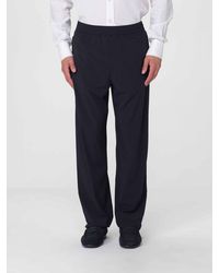 ARMANI EXCHANGE - Technical Fabric Wide Leg Trousers - Lyst