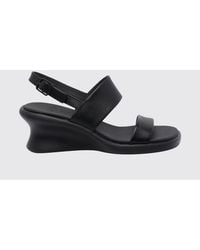 Camper - Louise Leather Wedge Sandals - Lyst