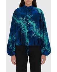 F.R.S For Restless Sleepers - F.R. For Restless Sleepers Printed Silk Blouse F.R. For Restless Sleepers - Lyst
