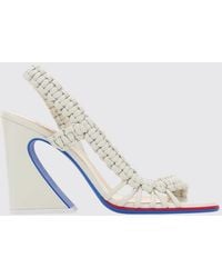 Fendi - Arco Braided Leather Sandals - Lyst