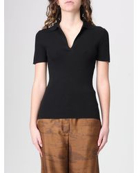 Max Mara - Polo Básico De Punto De Lana - Lyst