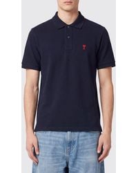 Ami Paris - Short-Sleeved Polo Shirt - Lyst