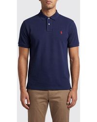 Polo Ralph Lauren - Cotton Polo Shirt With Embroidered Logo - Lyst