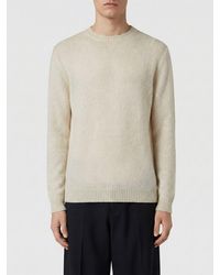 Avant Toi - Linen Crew Neck Sweater - Lyst