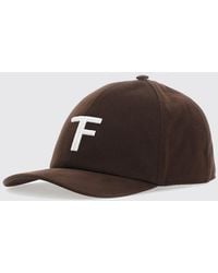 Tom Ford - Cotton Twill Baseball Cap With Embroidered Logo - Lyst