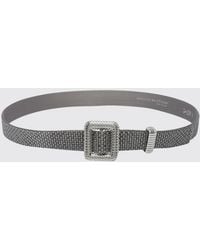 Benedetta Bruzziches - Satin Belt With Crystal Jewelled Buckle - Lyst
