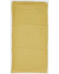 Fendi - Ff Silk And Wool Shawl With Jacquard Monogram - Lyst