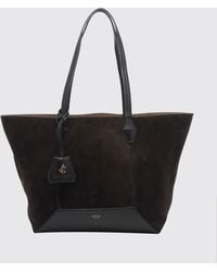 Jimmy Choo - Diamond Suede Calfskin Tote Bag With Double Handle - Lyst